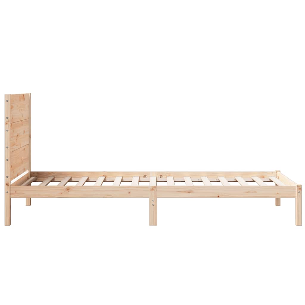 Massivholzbett Extra Lang ohne Matratze 90x210 cm