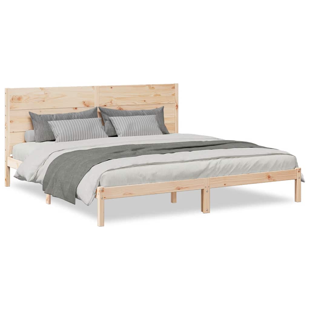 Massivholzbett Extra Lang ohne Matratze 200x210 cm