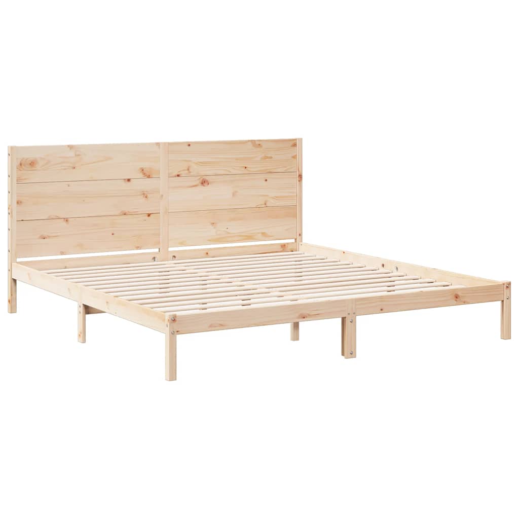 Massivholzbett Extra Lang ohne Matratze 200x210 cm