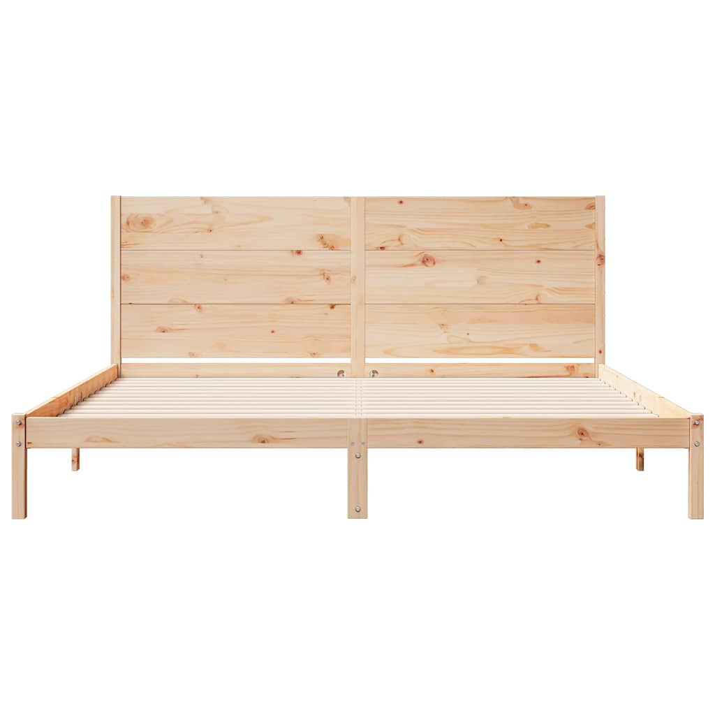 Massivholzbett Extra Lang ohne Matratze 200x210 cm