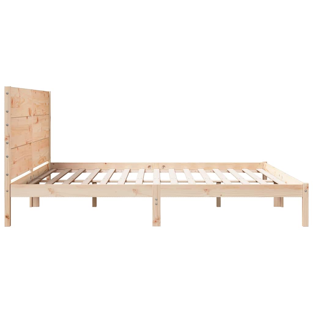 Massivholzbett Extra Lang ohne Matratze 200x210 cm