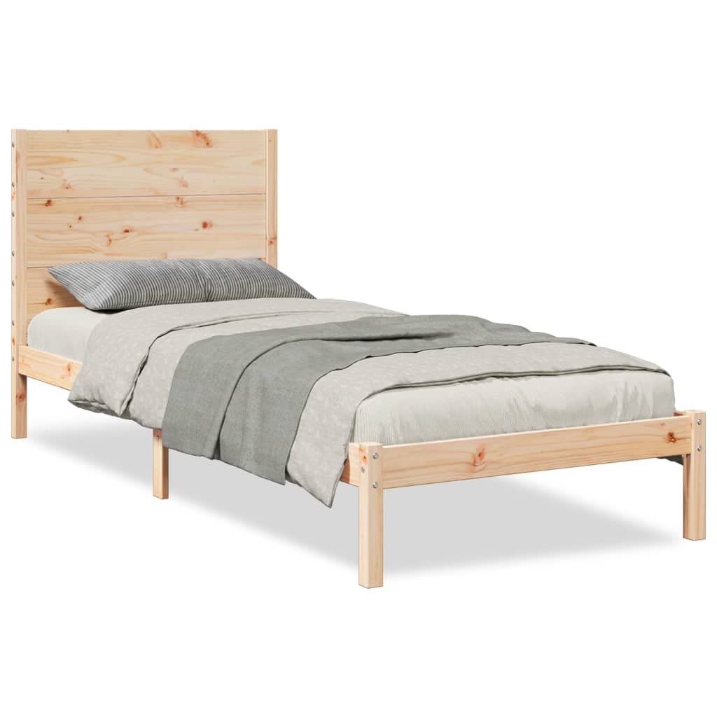 Massivholzbett Extra Lang ohne Matratze 90x220 cm