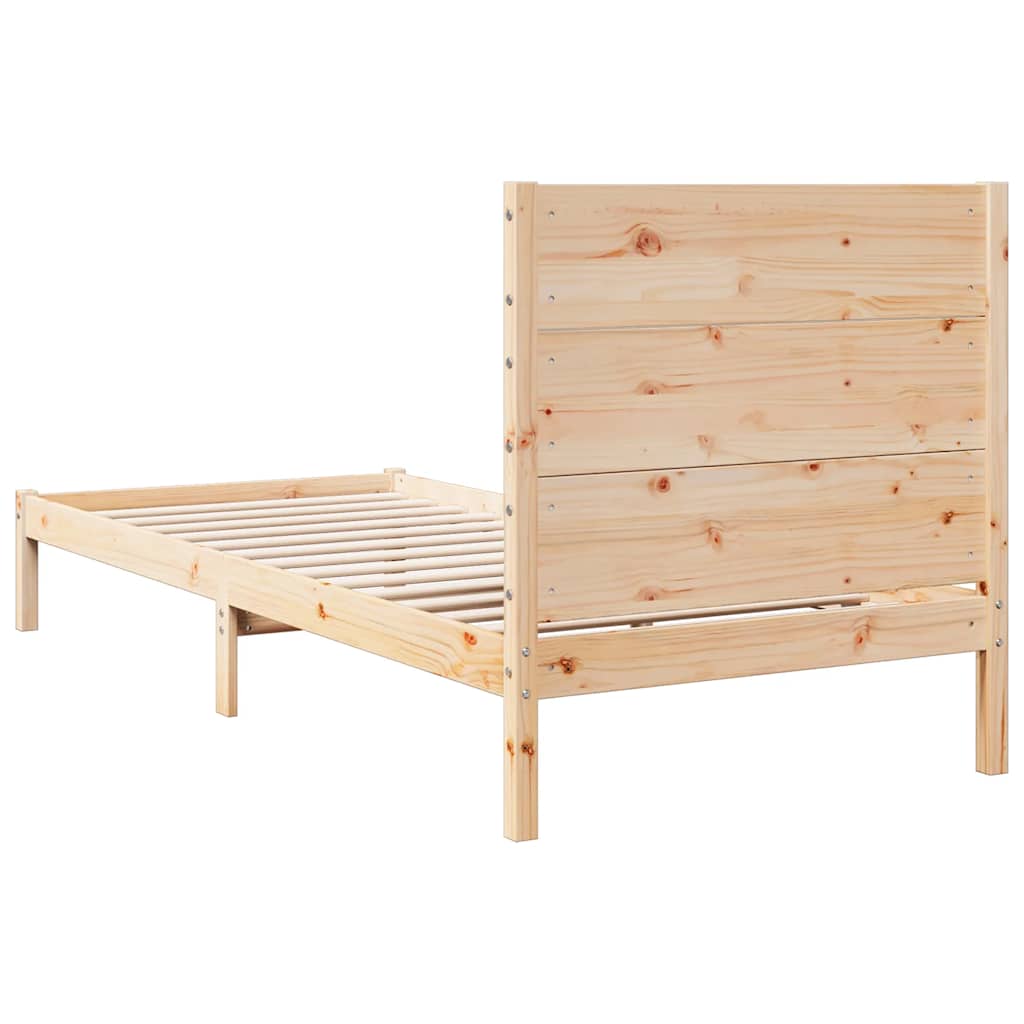 Massivholzbett Extra Lang ohne Matratze 90x220 cm