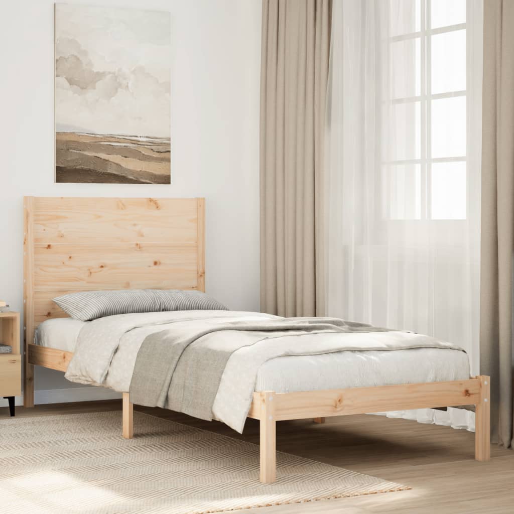 Massivholzbett Extra Lang ohne Matratze 90x220 cm