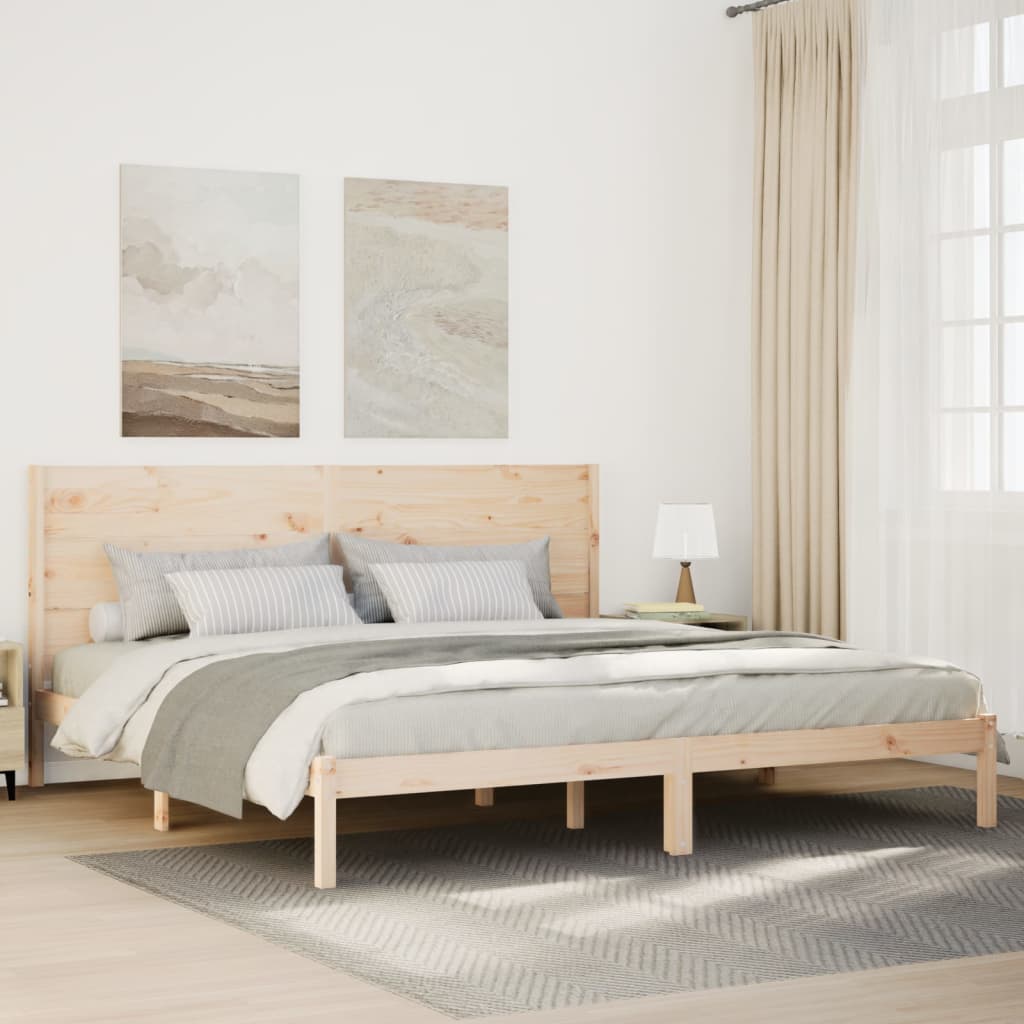 Massivholzbett Extra Lang ohne Matratze 200x220 cm