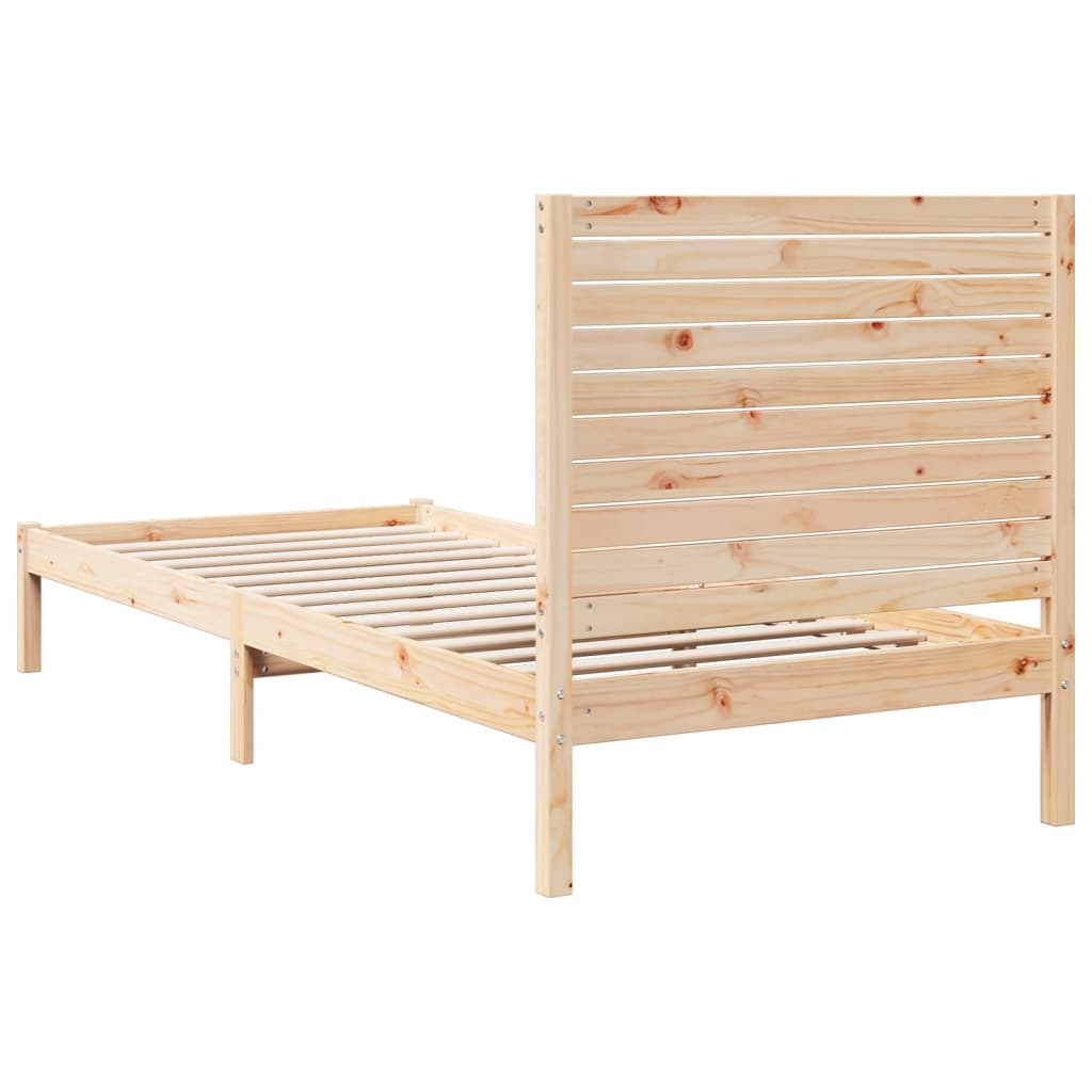 Massivholzbett Extra Lang ohne Matratze 90x210 cm