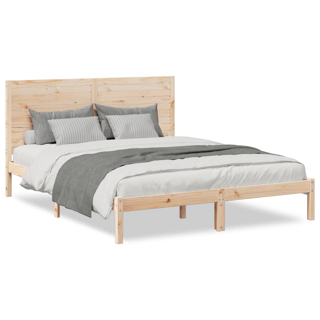 Massivholzbett Extra Lang ohne Matratze 140x210 cm