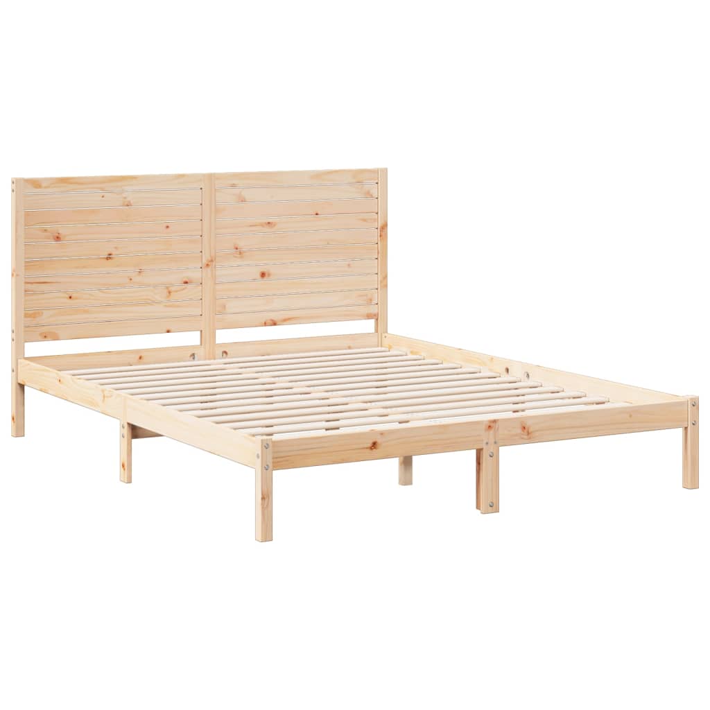 Massivholzbett Extra Lang ohne Matratze 140x210 cm