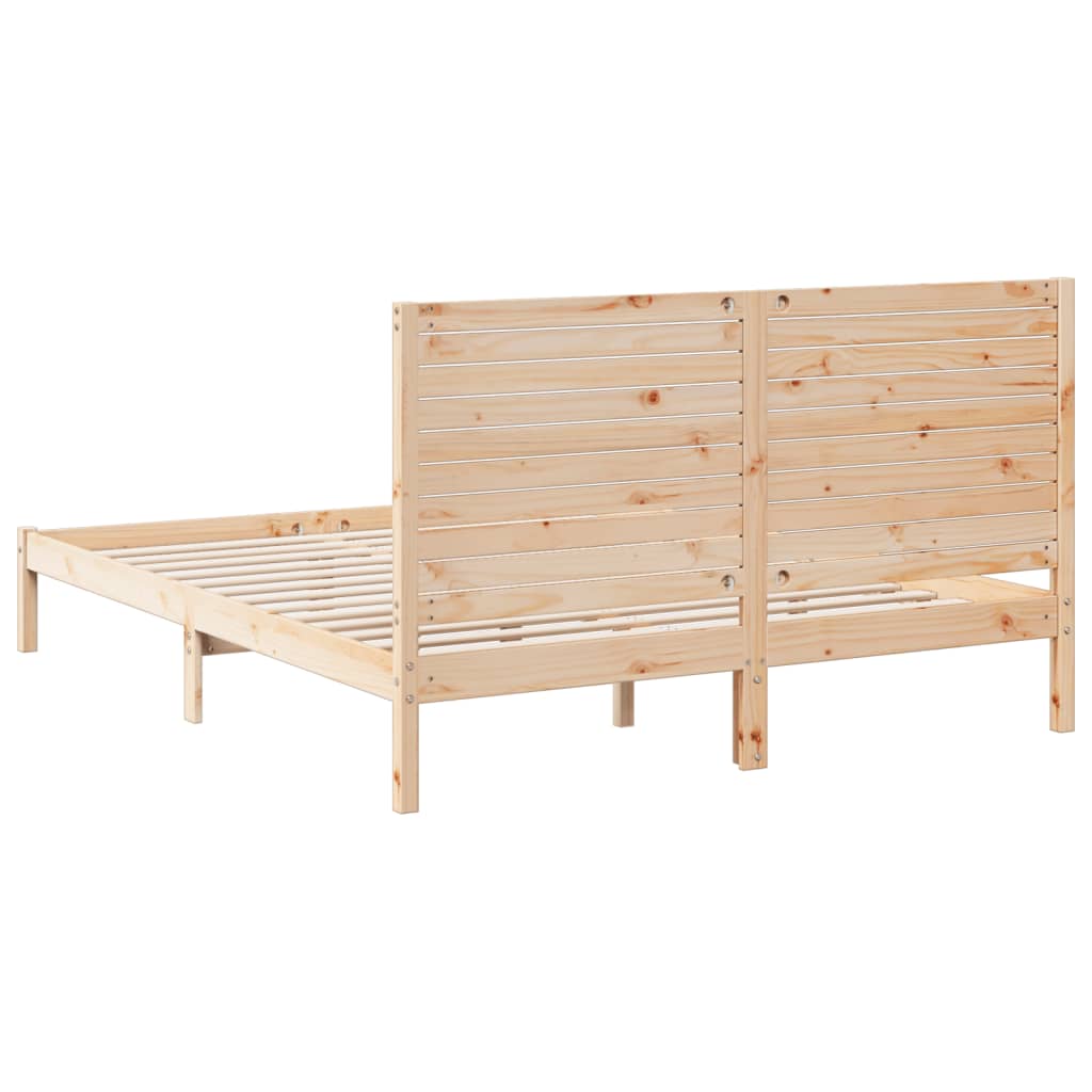 Massivholzbett Extra Lang ohne Matratze 140x210 cm