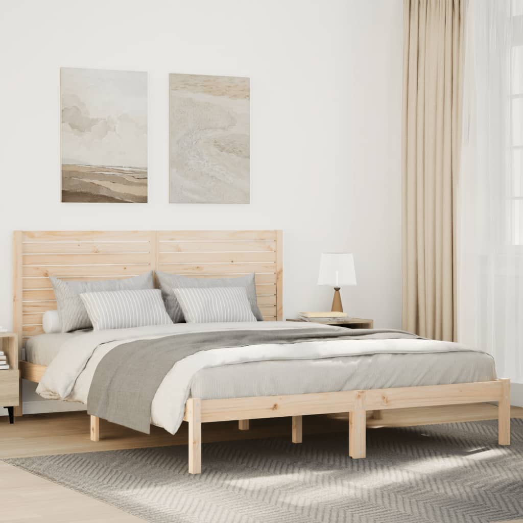 Massivholzbett Extra Lang ohne Matratze 140x210 cm