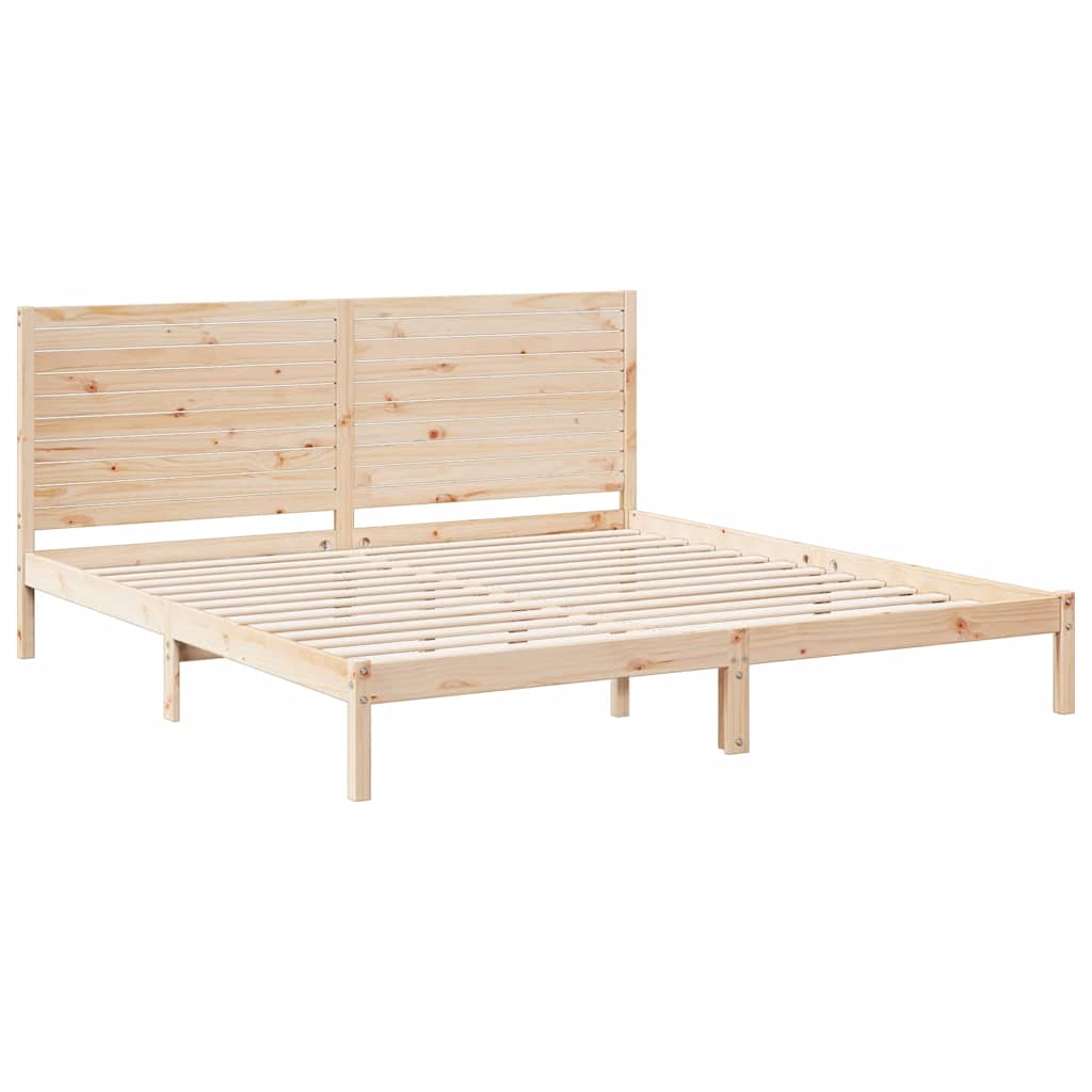 Massivholzbett Extra Lang ohne Matratze 180x210 cm