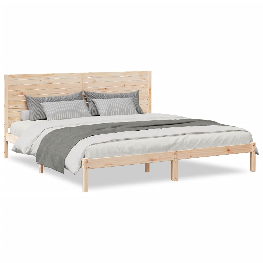 Massivholzbett Extra Lang ohne Matratze 200x210 cm