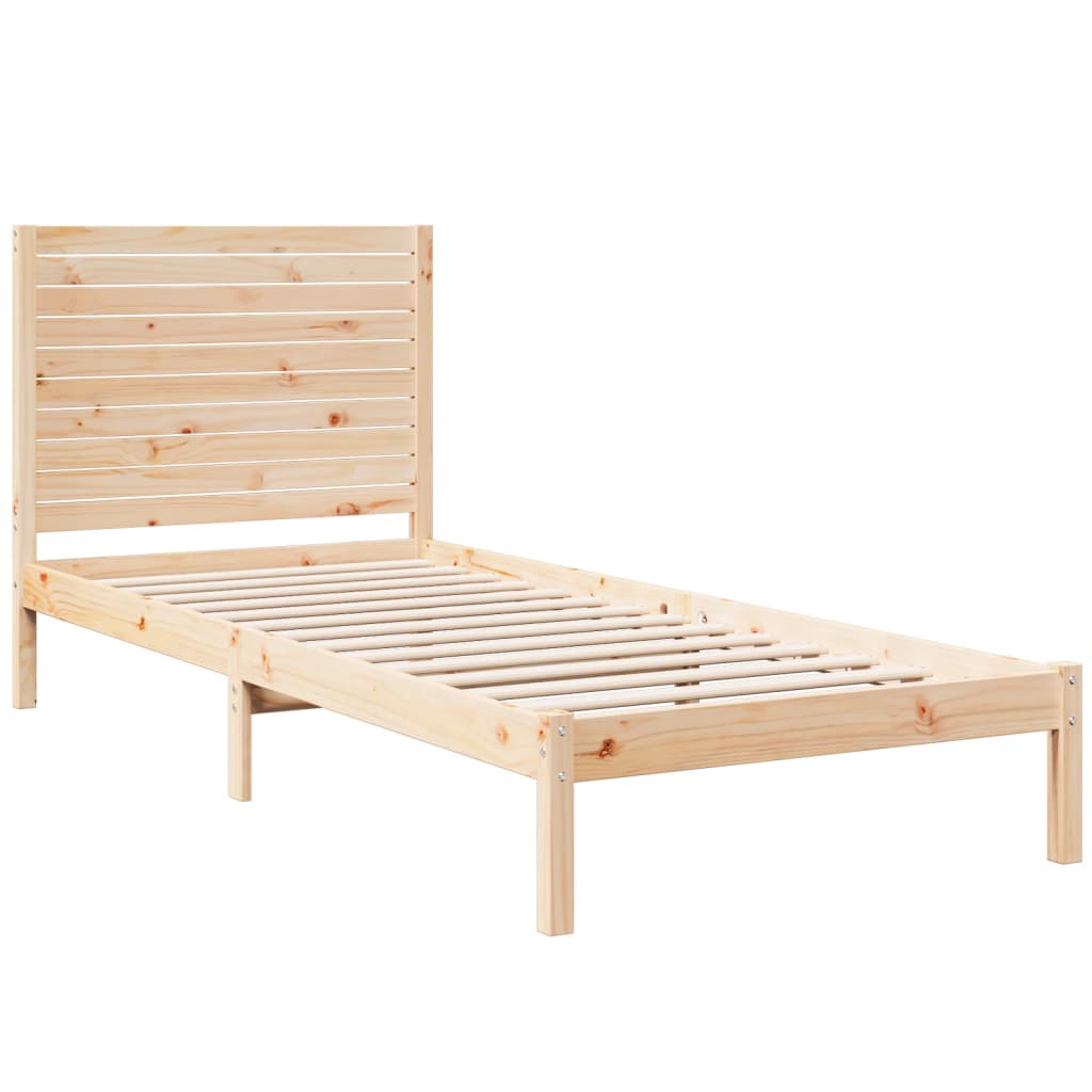 Massivholzbett Extra Lang ohne Matratze 90x220 cm