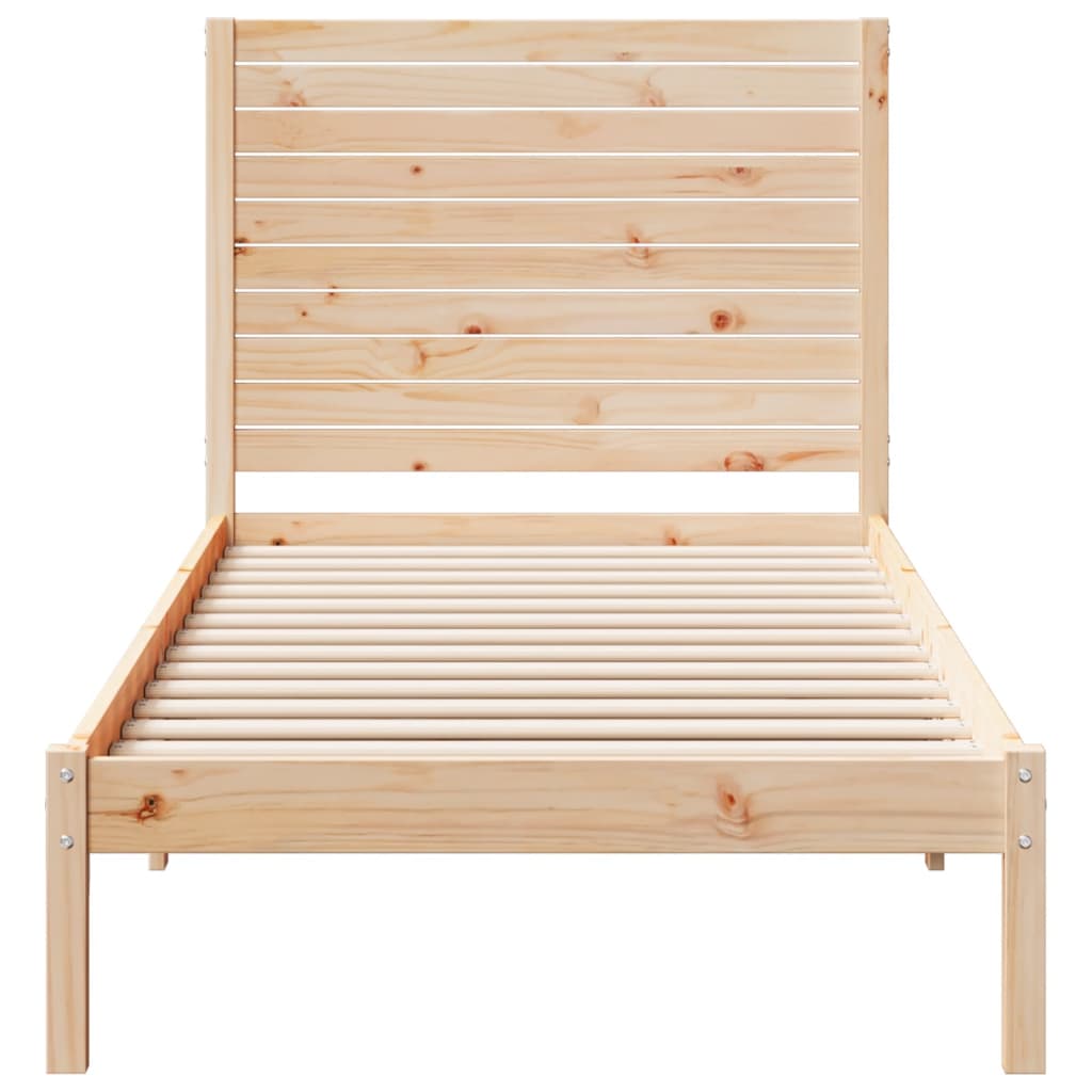Massivholzbett Extra Lang ohne Matratze 90x220 cm