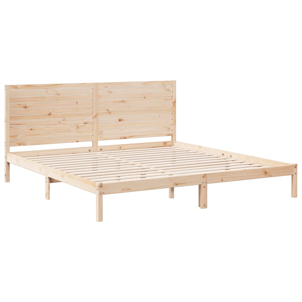 Massivholzbett Extra Lang ohne Matratze 180x220 cm