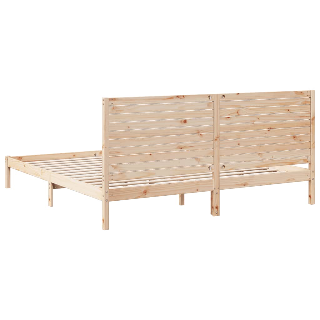Massivholzbett Extra Lang ohne Matratze 180x220 cm