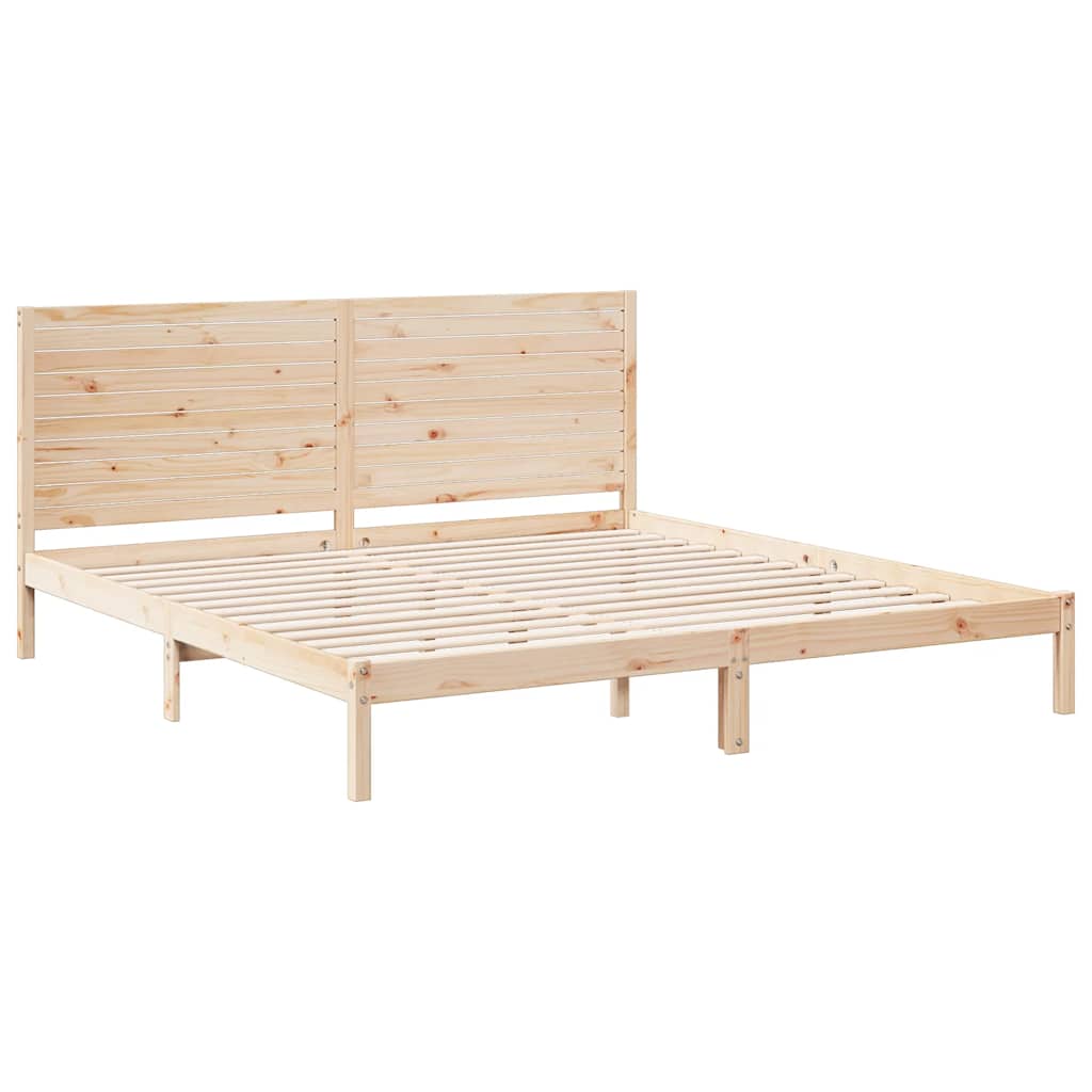 Massivholzbett Extra Lang ohne Matratze 200x220 cm