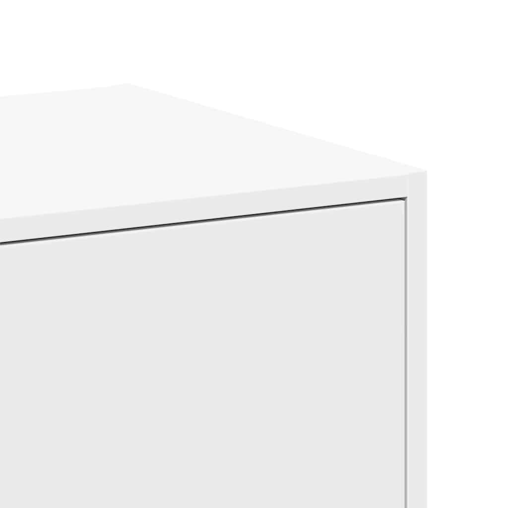 Apothekerschrank Weiß 30 x 41 x 174,5 cm Holzwerkstoff