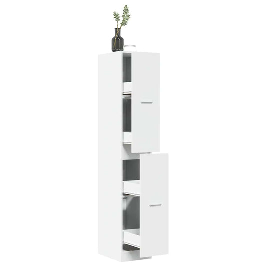 Apothekerschrank Weiß 30 x 41 x 174,5 cm Holzwerkstoff