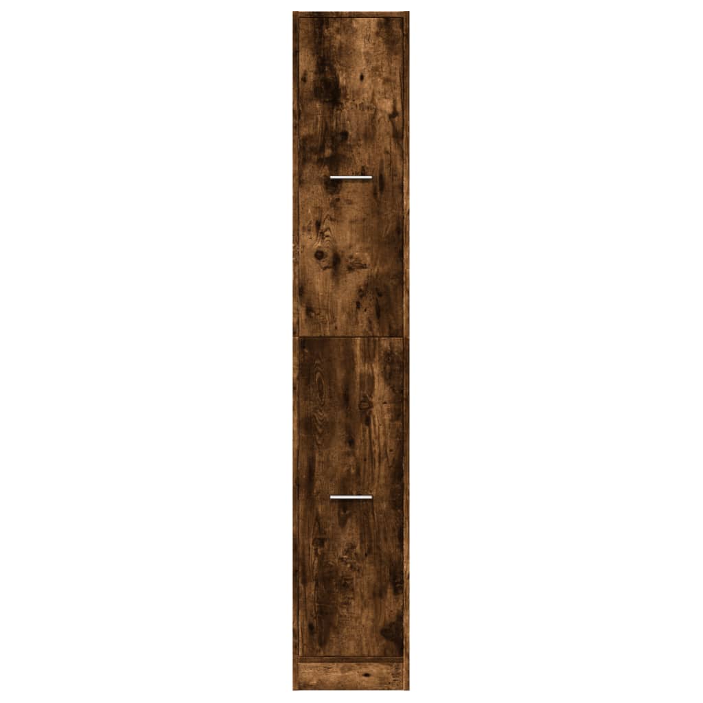 Apothekerschrank Räuchereiche 30x41x174,5 cm Holzwerkstoff