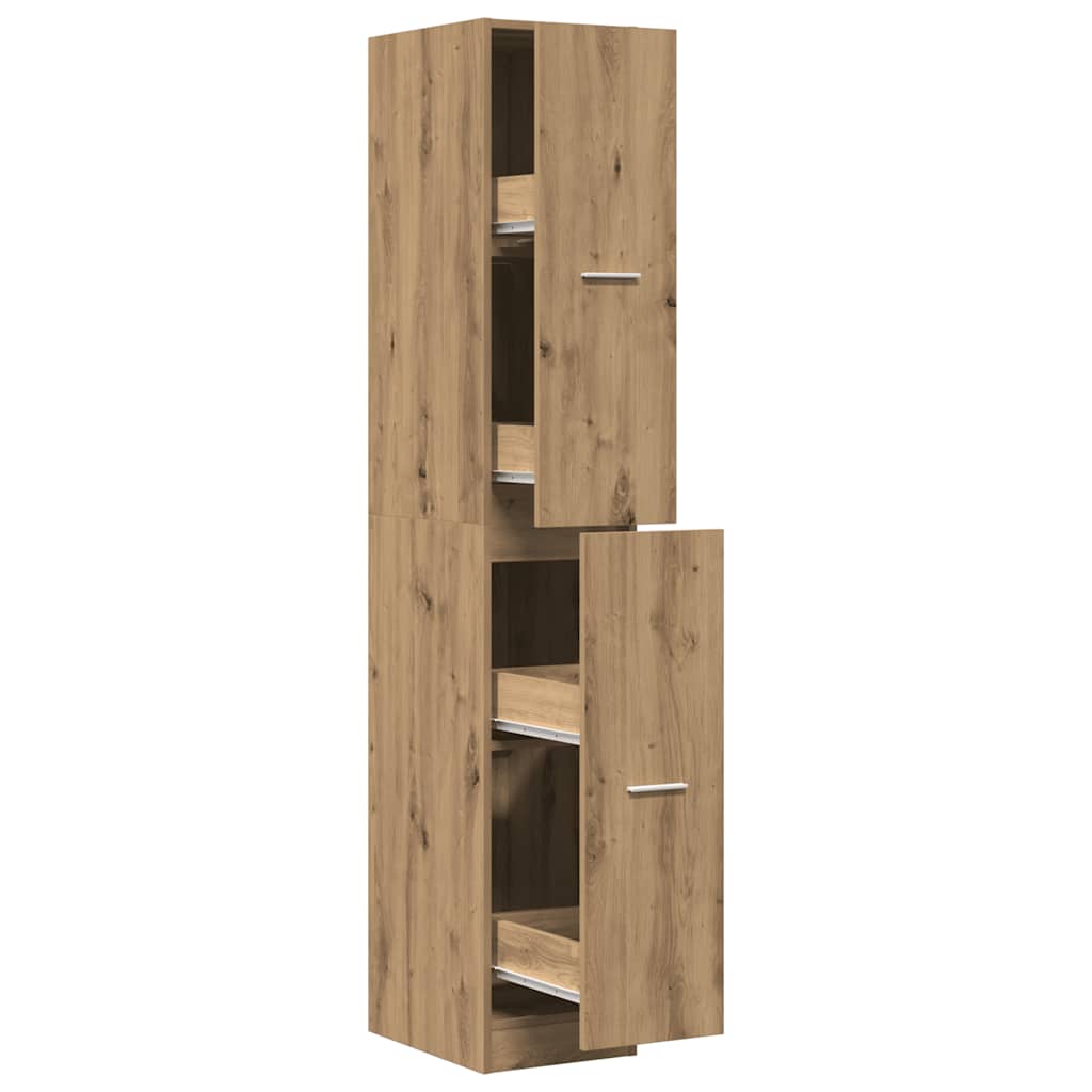 Apothekerschrank Artisan-Eiche 30x41x174,5 cm Holzwerkstoff