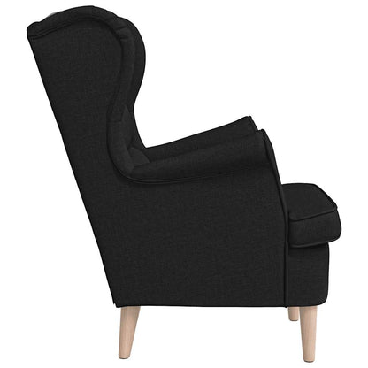 Sessel Schwarz 74x84x100 cm Stoff