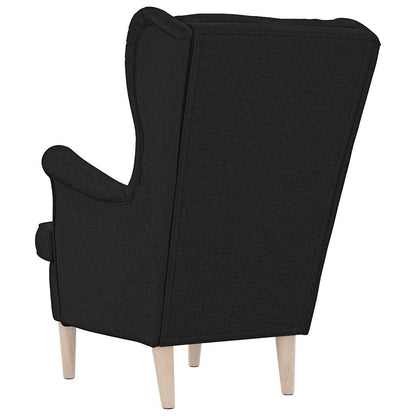 Sessel Schwarz 74x84x100 cm Stoff