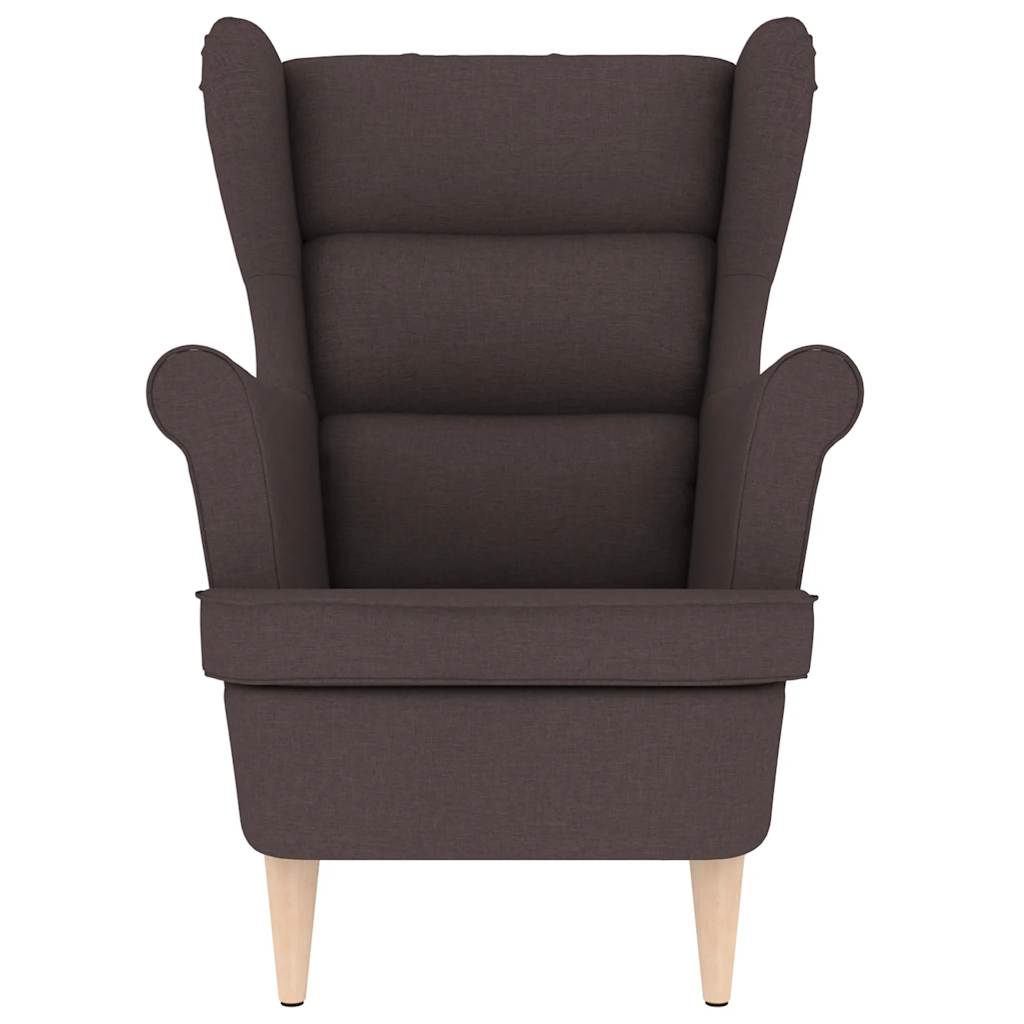 Sessel Dunkelbraun 74x84x100 cm Stoff