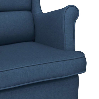 Sessel Blau 74x84x100 cm Stoff