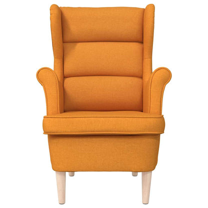 Sessel Dunkelgelb 74x84x100 cm Stoff