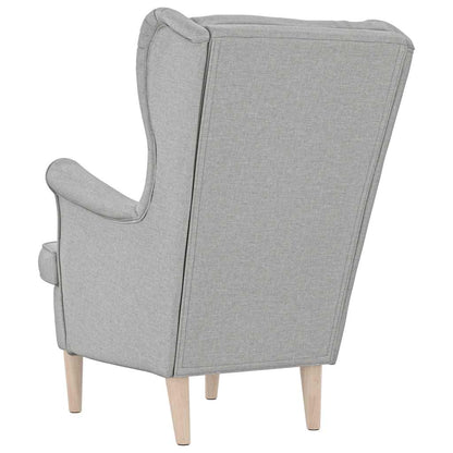 Sessel Wolkengrau 74x84x100 cm Stoff