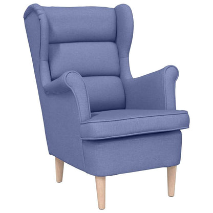 Sessel Jeansblau 74x84x100 cm Stoff