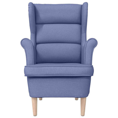 Sessel Jeansblau 74x84x100 cm Stoff