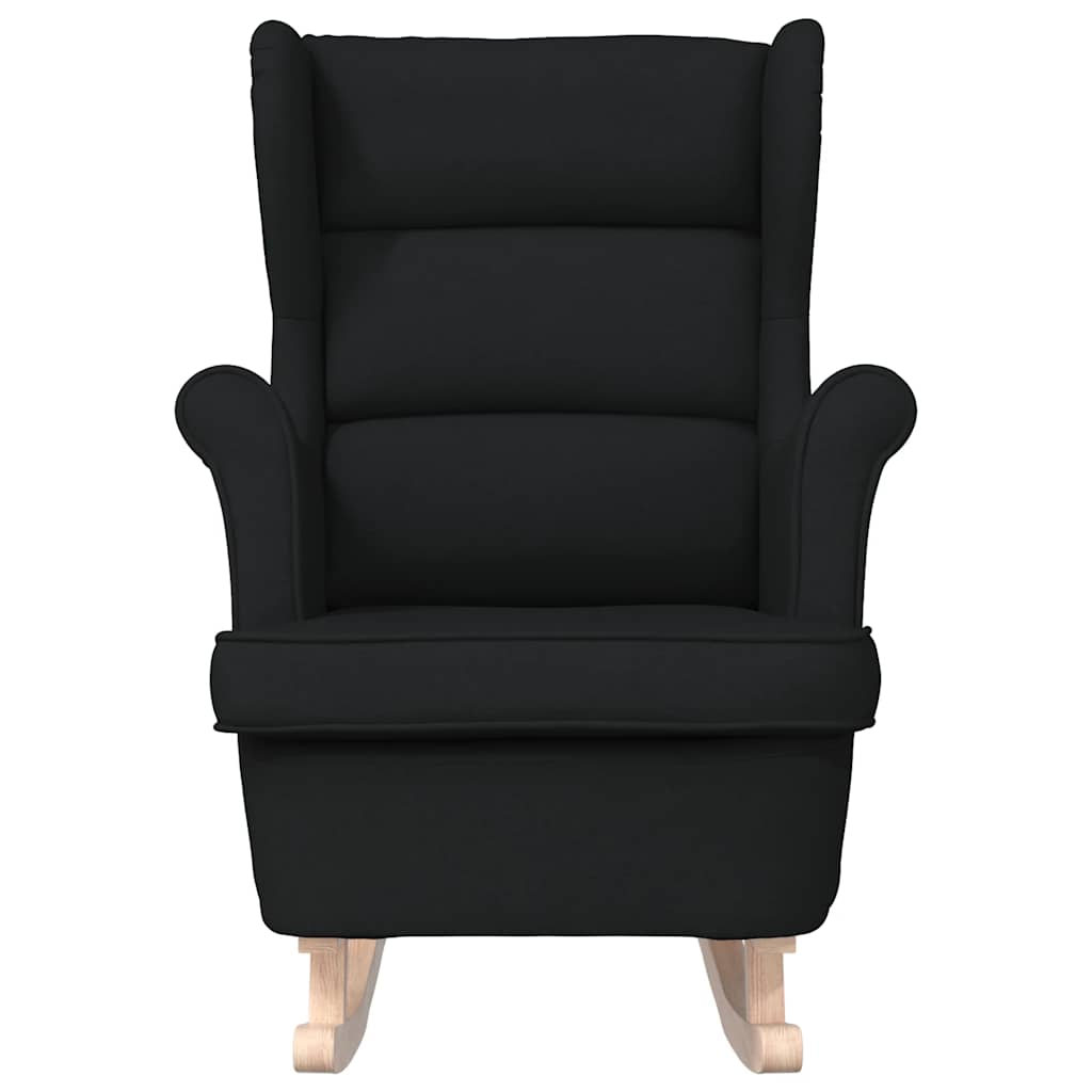 Schaukelsessel Schwarz 74x90x102 cm Stoff