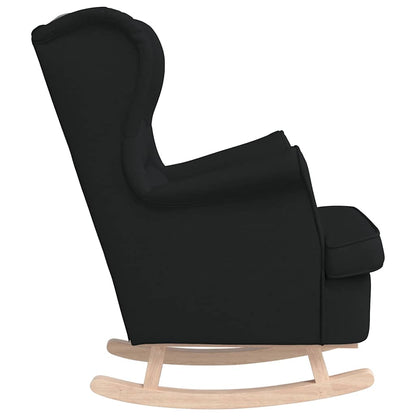Schaukelsessel Schwarz 74x90x102 cm Stoff