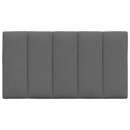 Kopfteil-Kissen "Hanko" Dunkelgrau 80 cm Stoff