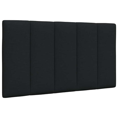 Kopfteil-Kissen "Hanko" Schwarz 80 cm Stoff