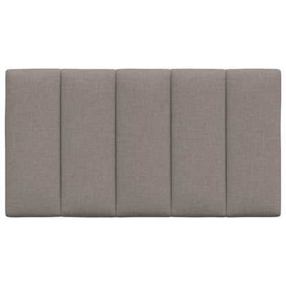Kopfteil-Kissen "Hanko" Taupe 80 cm Stoff