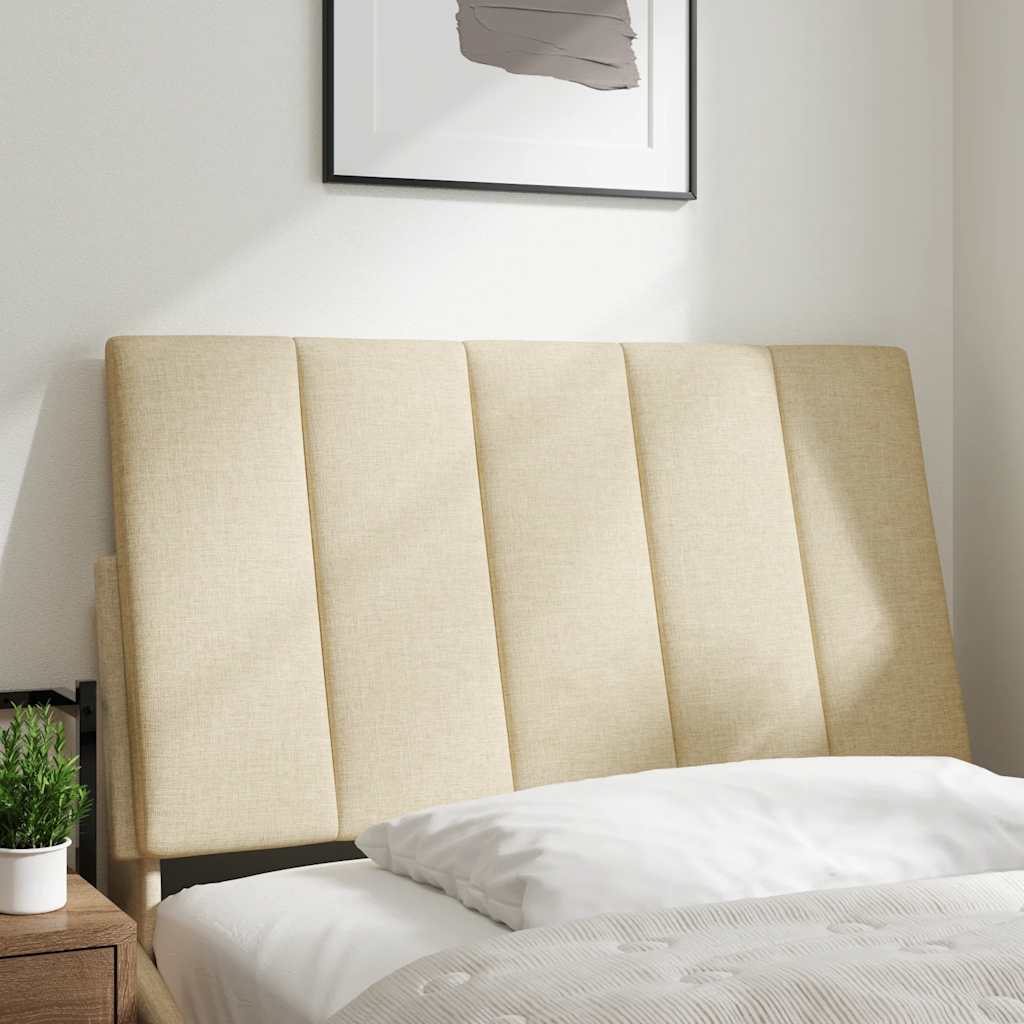 Kopfteil-Kissen "Hanko" Creme 80 cm Stoff