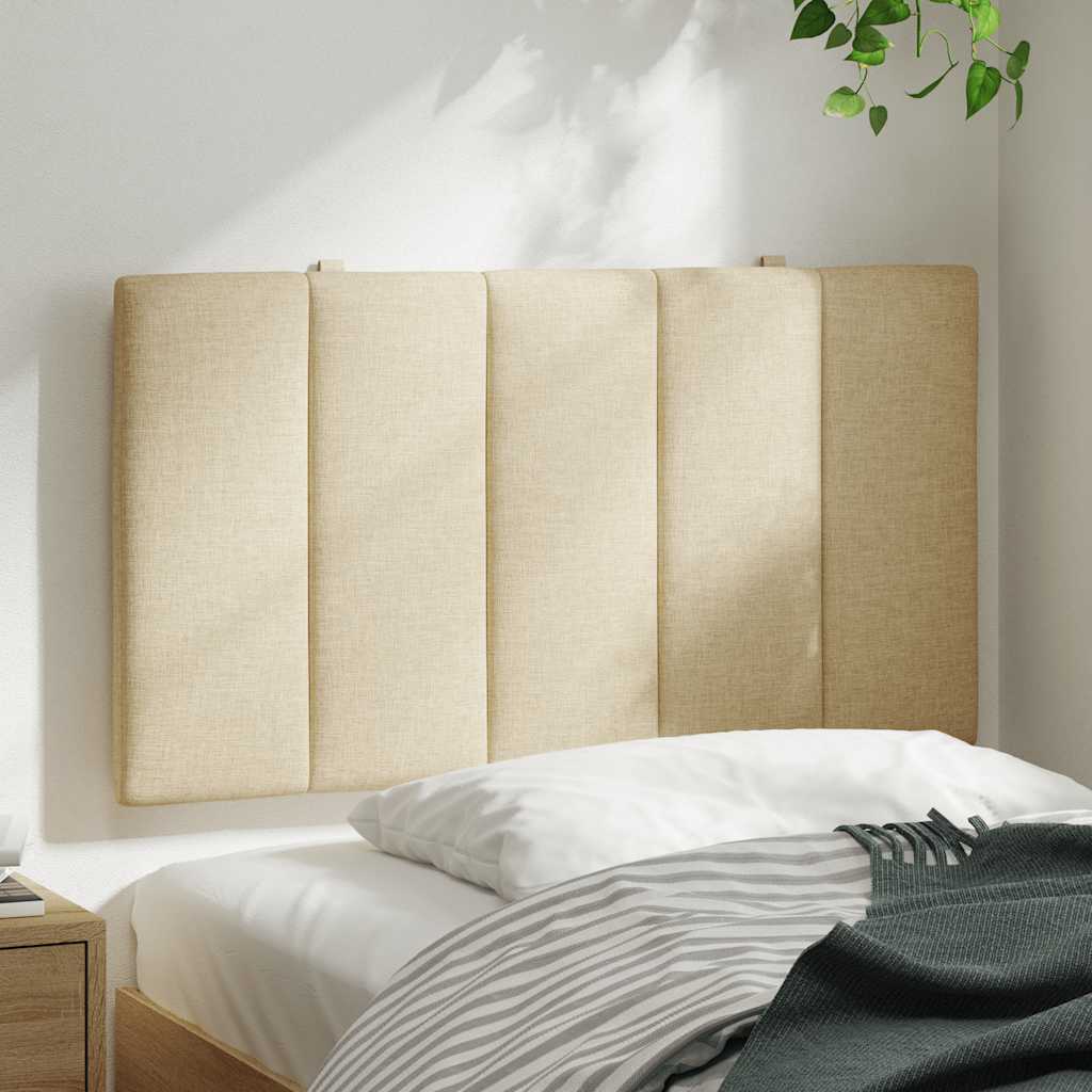Kopfteil-Kissen "Hanko" Creme 80 cm Stoff