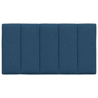 Kopfteil-Kissen "Hanko" Blau 80 cm Stoff