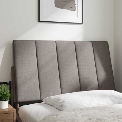 Kopfteil-Kissen "Hanko" Taupe 90 cm Stoff