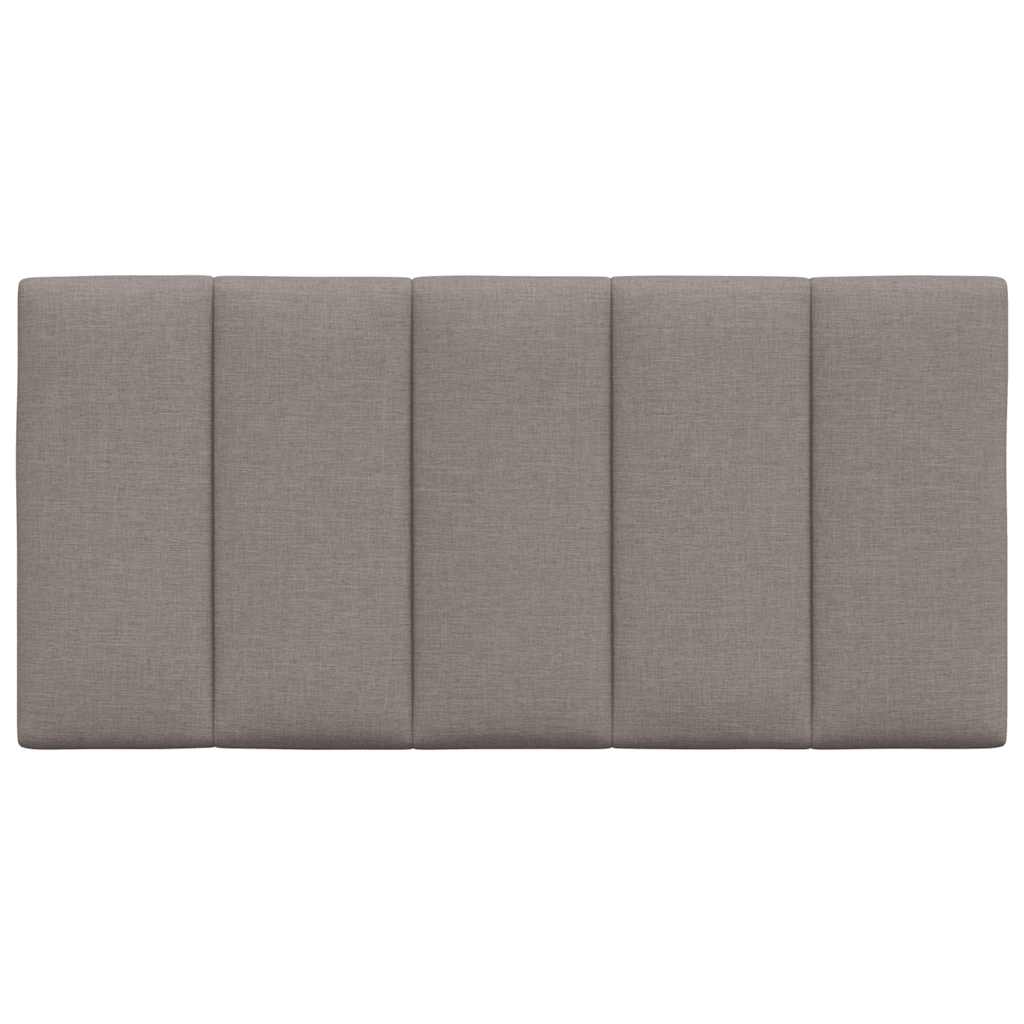 Kopfteil-Kissen "Hanko" Taupe 100 cm Stoff