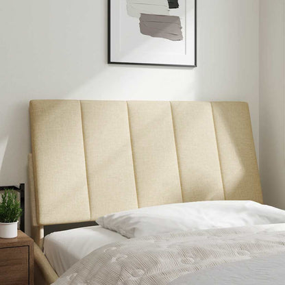 Kopfteil-Kissen "Hanko" Creme 100 cm Stoff