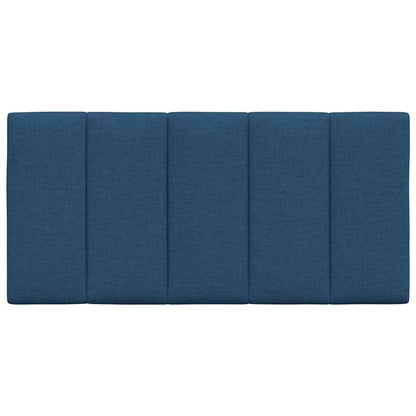 Kopfteil-Kissen "Hanko" Blau 100 cm Stoff