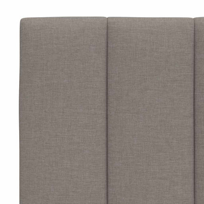 Kopfteil-Kissen "Hanko" Taupe 120 cm Stoff