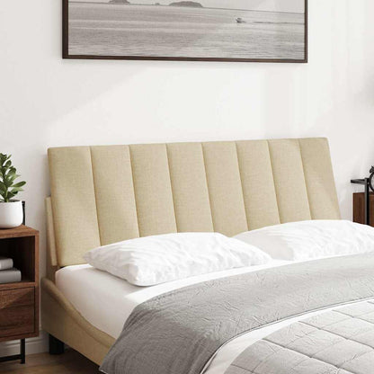 Kopfteil-Kissen "Hanko" Creme 120 cm Stoff