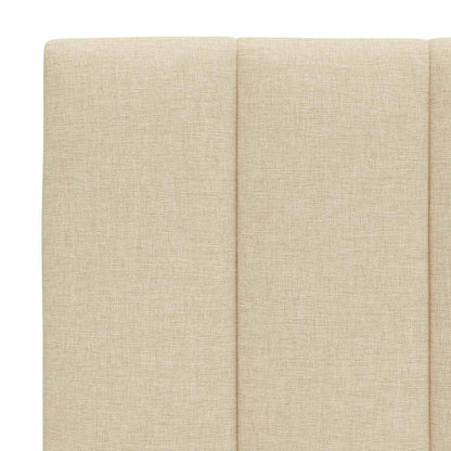 Kopfteil-Kissen "Hanko" Creme 120 cm Stoff