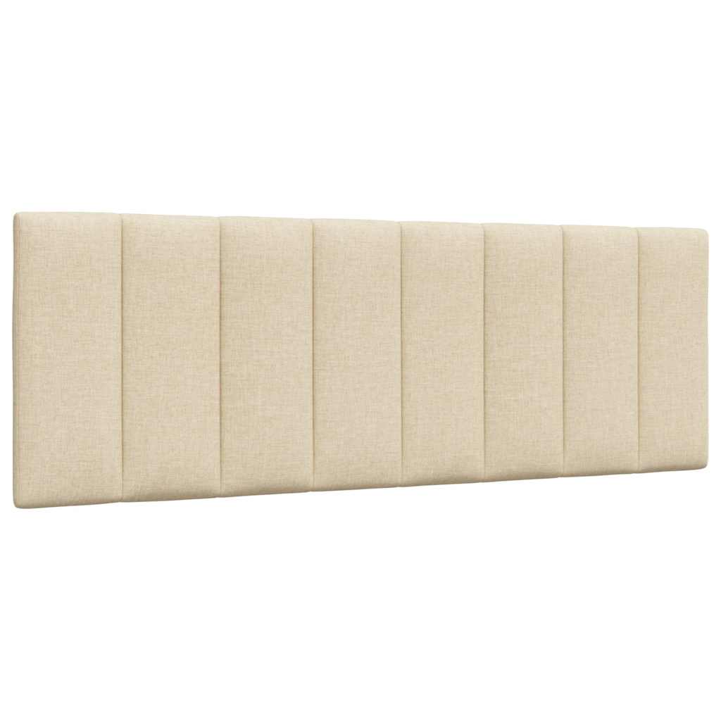 Kopfteil-Kissen "Hanko" Creme 140 cm Stoff