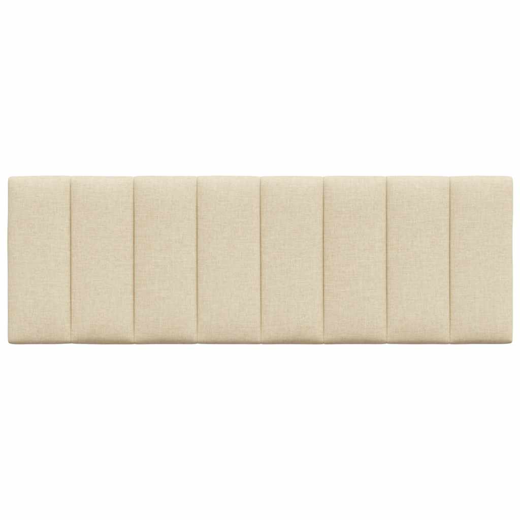 Kopfteil-Kissen "Hanko" Creme 140 cm Stoff